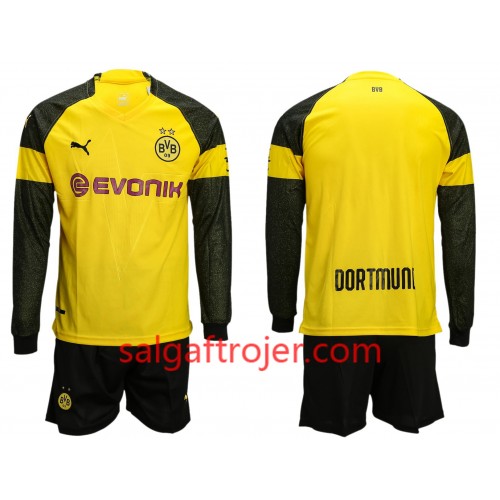 Borussia Dortmund Fodboldtrøjer Børn Hjemmebanesæt 2018/19 Langærmet Borussia Dortmund Fodboldtrøjer Børn Hjemmebanesæt 2018/19 Langærmet